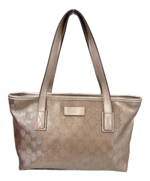GUCCI（グッチ）GUCCI (グッチ) GGインプリメトートバック ピンクの古着・服飾アイテム