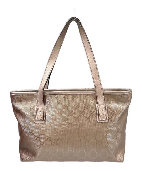 GUCCI（グッチ）GUCCI (グッチ) GGインプリメトートバック ピンクの古着・服飾アイテム