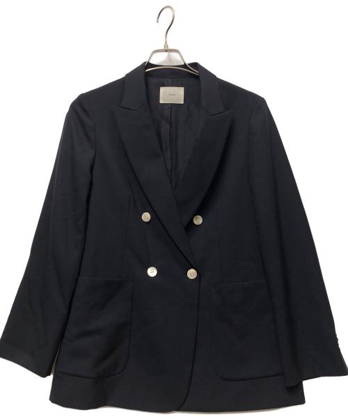 IENA（イエナ）IENA (イエナ) ウールダブルブレストジャケット ネイビー サイズ:Mの古着・服飾アイテム