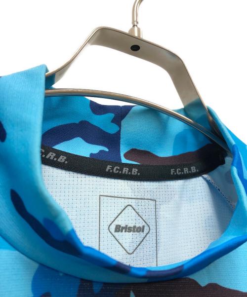 F.C.R.B.（エフシーレアルブリストル）F.C.R.B. (エフシーレアルブリストル) 半袖カットソー ブルー サイズ:Lの古着・服飾アイテム
