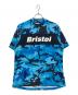 F.C.R.B.（エフシーレアルブリストル）の古着「半袖カットソー」｜ブルー
