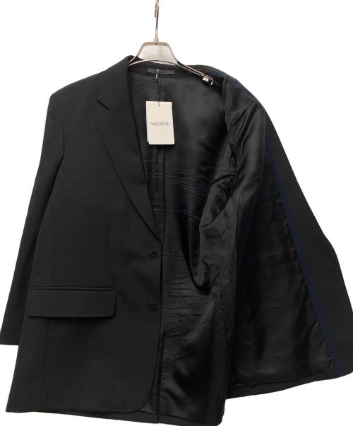 VALENTINO（ヴァレンティノ）VALENTINO (ヴァレンティノ) テーラードジャケット ブラック サイズ:46の古着・服飾アイテム