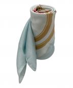 HERMESエルメス）の古着「シルクスカーフ」｜スカイブルー