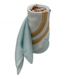 HERMES（エルメス）の古着「シルクスカーフ」｜スカイブルー