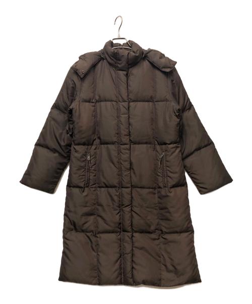 MaxMara（マックスマーラ）MaxMara (マックスマーラ) ダウンコート ブラウン サイズ:38の古着・服飾アイテム