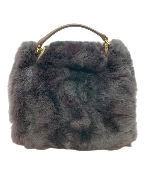 MaxMara（マックスマーラ）MaxMara (マックスマーラ) ショルダーバッグ パープルの古着・服飾アイテム