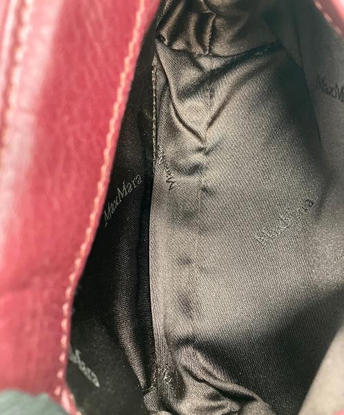 MaxMara（マックスマーラ）MaxMara (マックスマーラ) ショルダーバッグ パープルの古着・服飾アイテム