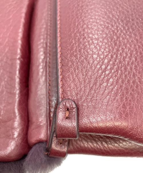 MaxMara（マックスマーラ）MaxMara (マックスマーラ) ショルダーバッグ パープルの古着・服飾アイテム