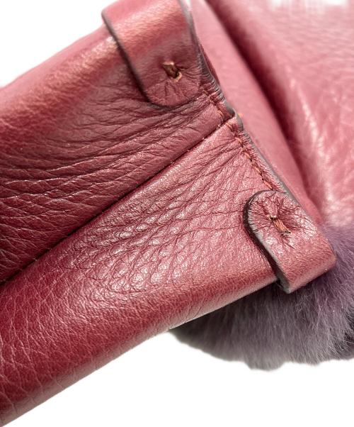 MaxMara（マックスマーラ）MaxMara (マックスマーラ) ショルダーバッグ パープルの古着・服飾アイテム