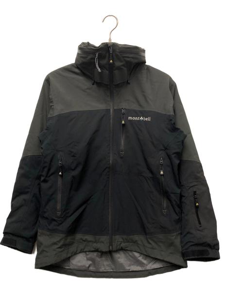 mont-bell（モンベル）mont-bell (モンベル) シャルモパーカー ブラック×グレー サイズ:Sの古着・服飾アイテム