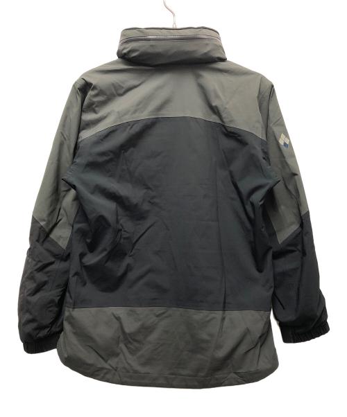 mont-bell（モンベル）mont-bell (モンベル) シャルモパーカー ブラック×グレー サイズ:Sの古着・服飾アイテム