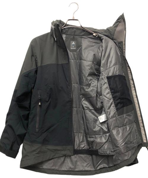 mont-bell（モンベル）mont-bell (モンベル) シャルモパーカー ブラック×グレー サイズ:Sの古着・服飾アイテム