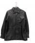 JACKROSE（ジャックローズ）の古着「レザージャケット」｜ブラック