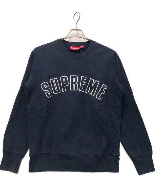 SUPREME（シュプリーム）Supreme (シュプリーム) Arc Logo Crewneck ネイビー サイズ:Sの古着・服飾アイテム