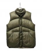 WOOLRICHウールリッチ）の古着「リップストップダウンベスト」｜グリーン