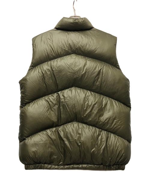 WOOLRICH（ウールリッチ）WOOLRICH (ウールリッチ) リップストップダウンベスト グリーン サイズ:Lの古着・服飾アイテム