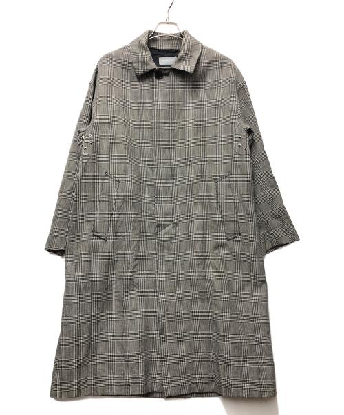 MACKINTOSH PHILOSOPHY（マッキントッシュ フィロソフィー）MACKINTOSH PHILOSOPHY (マッキントッシュ フィロソフィー) ブリティッシュチェックステンカラーコート ベージュ サイズ:Mの古着・服飾アイテム