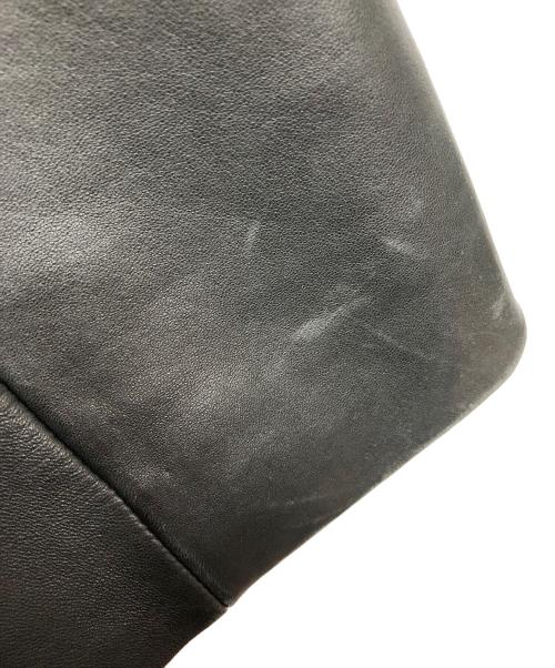 BURBERRY LONDON（バーバリーロンドン）BURBERRY LONDON (バーバリーロンドン) レザージャケット ブラック サイズ:Lの古着・服飾アイテム