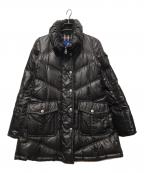 BURBERRY BLUE LABELバーバリーロンドンブルーレーベル）の古着「ダウンコート」｜ブラック