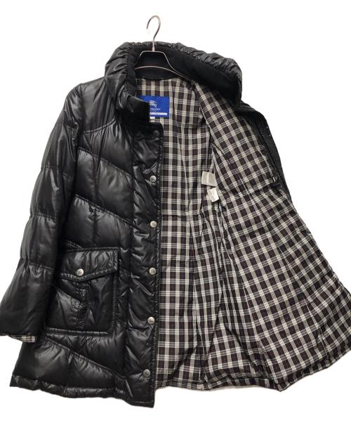 BURBERRY BLUE LABEL（バーバリー ブルー レーベル）BURBERRY BLUE LABEL (バーバリーロンドンブルーレーベル) ダウンコート ブラック サイズ:Lの古着・服飾アイテム