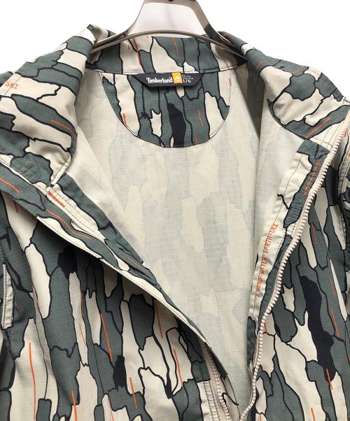 Timberland（ティンバーランド）Timberland (ティンバーランド) アノラックジャケット アイボリー×グレー サイズ:Lの古着・服飾アイテム