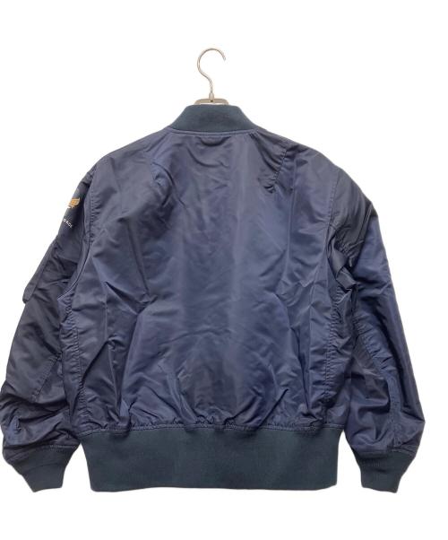 BACKERS（バッカーズ）Backers (バッカーズ) MA-1ジャケット ネイビー サイズ:44の古着・服飾アイテム