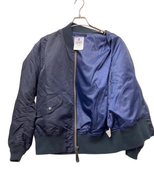 BACKERS（バッカーズ）Backers (バッカーズ) MA-1ジャケット ネイビー サイズ:44の古着・服飾アイテム