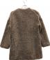 TICCA (ティッカ) ウールファーノーカラーコート ブラウン サイズ:FREE：8000円