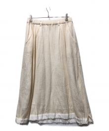 FABRIC MISHINGS（ファブリックミシングス）の古着「ロングスカート」｜アイボリー