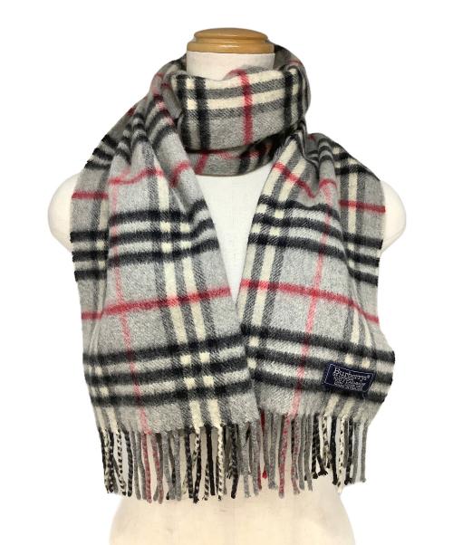 Burberry's（バーバリーズ）Burberry's (バーバリーズ) カシミヤマフラー グレーの古着・服飾アイテム