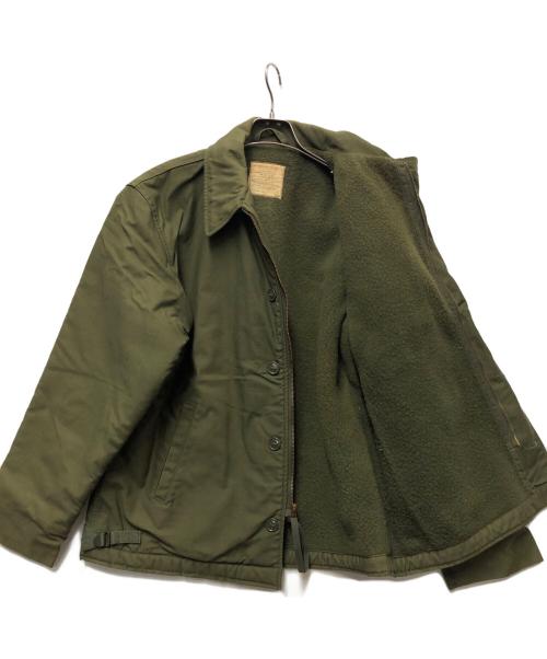 US ARMY（ユーエスアーミー）US ARMY (ユーエスアーミー) A-2デッキジャケット グリーン サイズ:Lの古着・服飾アイテム