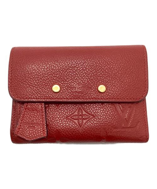 LOUIS VUITTON（ルイ ヴィトン）LOUIS VUITTON (ルイ ヴィトン) モノグラム アンプラント ポンヌフ コンパクト スリーズ  レッドの古着・服飾アイテム