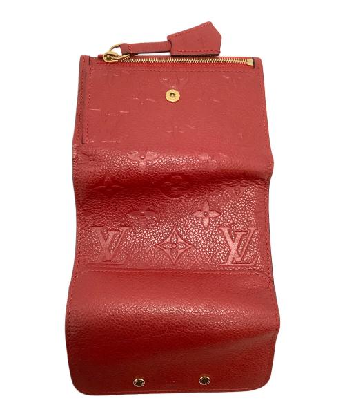 LOUIS VUITTON（ルイ ヴィトン）LOUIS VUITTON (ルイ ヴィトン) モノグラム アンプラント ポンヌフ コンパクト スリーズ  レッドの古着・服飾アイテム