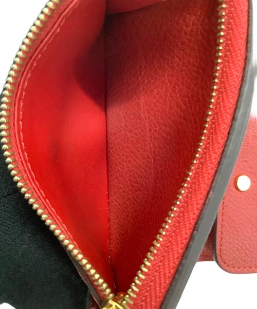 LOUIS VUITTON（ルイ ヴィトン）LOUIS VUITTON (ルイ ヴィトン) モノグラム アンプラント ポンヌフ コンパクト スリーズ  レッドの古着・服飾アイテム