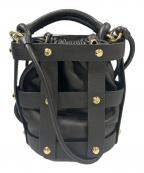 Salvatore Ferragamoサルヴァトーレ フェラガモ）の古着「ケージバッグ」｜ブラック