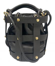 Salvatore Ferragamo（サルヴァトーレ フェラガモ）の古着「ケージバッグ」｜ブラック