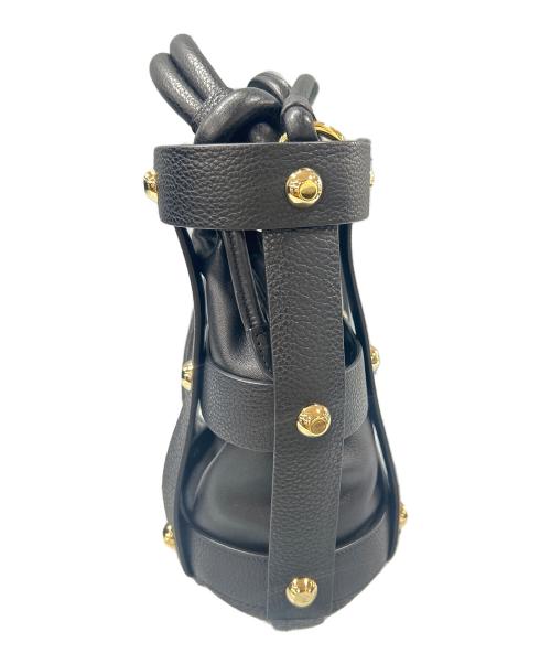 Salvatore Ferragamo（サルヴァトーレ フェラガモ）Salvatore Ferragamo (サルヴァトーレ フェラガモ) ケージバッグ ブラックの古着・服飾アイテム