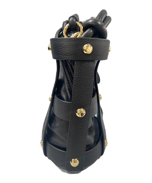 Salvatore Ferragamo（サルヴァトーレ フェラガモ）Salvatore Ferragamo (サルヴァトーレ フェラガモ) ケージバッグ ブラックの古着・服飾アイテム