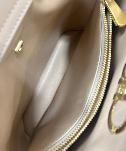 Salvatore Ferragamo（サルヴァトーレ フェラガモ）Salvatore Ferragamo (サルヴァトーレ フェラガモ) キルティングガンチーニショルダーバッグ ピンクの古着・服飾アイテム