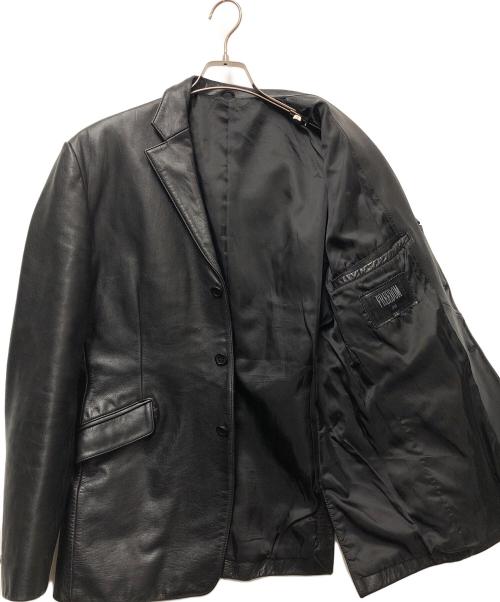 FREEDOM（フリーダム）freedom (フリーダム) レザージャケット ブラック サイズ:LLの古着・服飾アイテム