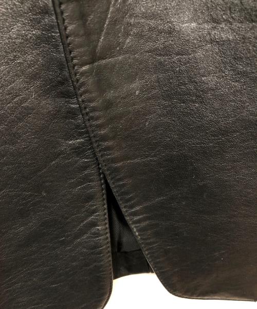 FREEDOM（フリーダム）freedom (フリーダム) レザージャケット ブラック サイズ:LLの古着・服飾アイテム