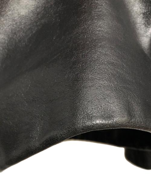 FREEDOM（フリーダム）freedom (フリーダム) レザージャケット ブラック サイズ:LLの古着・服飾アイテム