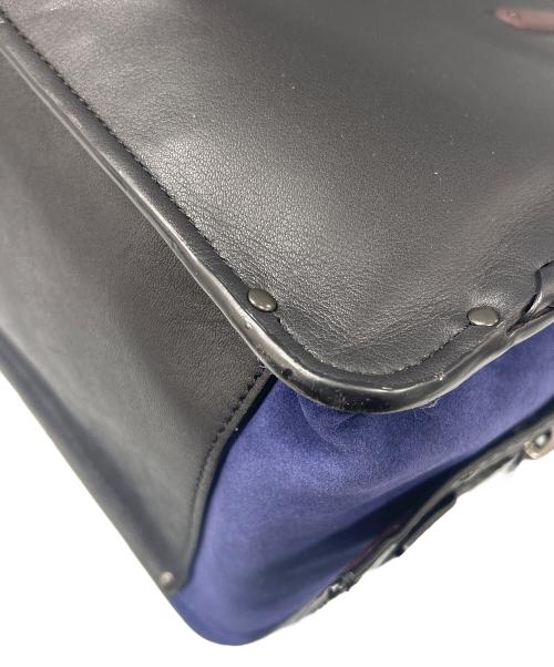 COACH（コーチ）COACH (コーチ) DREAMER TOTE 36 BAG (ドリーマートート36 バッグ) ブラック×ネイビー×ブラウンの古着・服飾アイテム