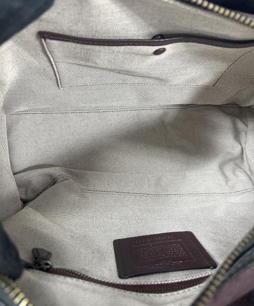 COACH（コーチ）COACH (コーチ) DREAMER TOTE 36 BAG (ドリーマートート36 バッグ) ブラック×ネイビー×ブラウンの古着・服飾アイテム