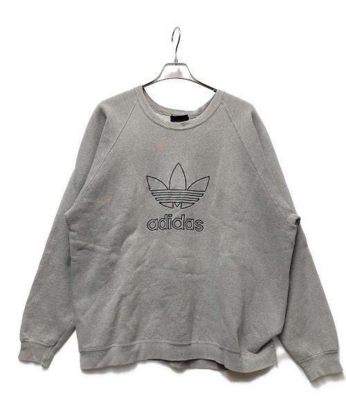 adidas Originals（アディダスオリジナル）adidas originals (アディダスオリジナル) スウェット グレー サイズ:XLの古着・服飾アイテム