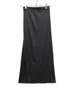 PLEATS PLEASEプリーツプリーズ）の古着「プリーツスカート」｜グレー