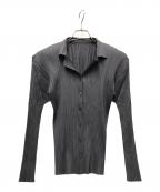 PLEATS PLEASEプリーツプリーズ）の古着「長袖シャツ」｜グレー