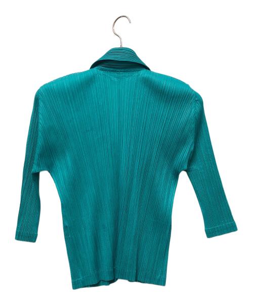 PLEATS PLEASE（プリーツプリーズ）PLEATS PLEASE (プリーツプリーズ) 長袖シャツ ブルー サイズ:3の古着・服飾アイテム
