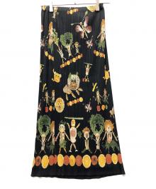 PLEATS PLEASE（プリーツプリーズ）の古着「プリーツスカート」｜ブラック