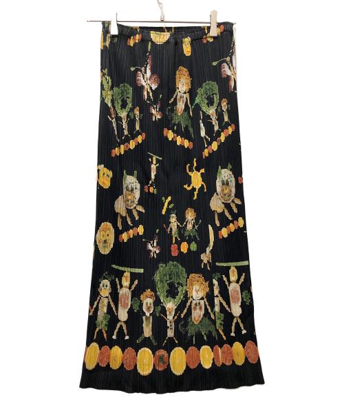 PLEATS PLEASE（プリーツプリーズ）PLEATS PLEASE (プリーツプリーズ) プリーツスカート ブラック サイズ:3の古着・服飾アイテム